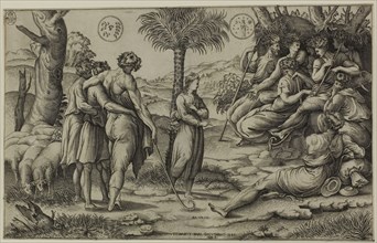 Joseph Explaining his Dreams, 1541, Nicolas Beatrizet (French, 1515-1565), after Raffaello Sanzio,