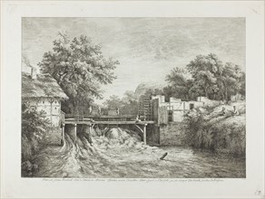 Watermill, 1782, Jean Jacques de Boissieu (French, 1736-1810), after Jacob van Ruisdael (Dutch,