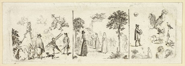 Various Sketches, 1800, Daniel Nikolaus Chodowiecki, German, 1726-1801, Germany, Etching on paper,