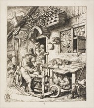 The Scissors-Grinder, 1741, Christian Wilhelm Ernst Dietrich, German, 1712-1774, Germany, Etching