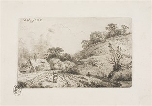 The Cornfield (Rembrandt Manner), 1764, Christian Wilhelm Ernst Dietrich (German, 1712-1774), after