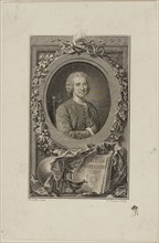 Jean Jacques Rousseau, 1764/72, Etienne Ficquet (French, 1719-1794), after Maurice-Quentin de la