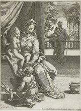Virgin and Child with Saint John, 1575, Diana Scultori (Italian, c. 1536-c. 1590), after