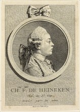 Portrait of Charles Frederick de Heincken, 1770, Augustin de Saint-Aubin, French, 1736–1807,