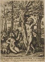 The Garden of Eden, 1651, Wenceslaus Hollar (Czech, 1607-1677), after Hans Holbein the younger