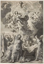 Assumption of the Virgin, n.d., Antoine Masson (French, 1636-1700), after Peter Paul Rubens