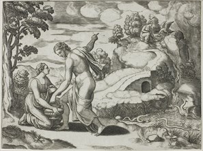 Isolated Subject from the Story of Psyche, c. 1532, Master of the Die (Italian, active c.