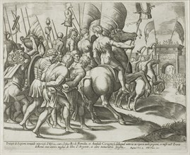 The Triumph of Scipio, c. 1530, Master of the Die, Italian, active c. 1530–1560, Italy, Engraving,