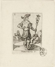 Mercurius, plate six from Der VII Planeten, n.d., Conrad Meyer, Swiss, 1618-1689, Switzerland,