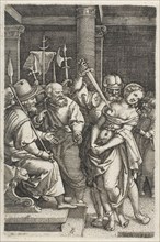 Virginius Killing His Daughter, 1546/47, Georg Pencz, German, c. 1500-1550, Germany, Engraving in