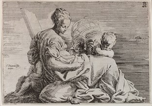 Astronomy, n.d., Eloi Bonnejonne (Italian, c. 1630-1695), after Francesco Primaticcio (Italian,