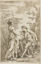 Apollo and the Cumean Sybil, c. 1780, After Salvator Rosa, Italian, 1615-1673, Carlo Antonini ?, c