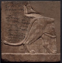 Double-sided Relief Plaque Depicting a Lion and Birds, Ptolemaic Period or earlier (about 305–30