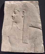 Relief Plaque Depicting a God, Ptolemaic Period (305–30 BC), Egyptian, Egypt, Limestone, 29.5 × 25