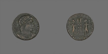 Coin Portraying Emperor Constantine I, AD 333/335, Roman, minted in Rome, Roman Empire, Bronze,
