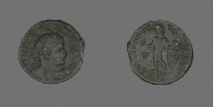 Coin Portraying Emperor Constantine I, AD 307/337, Roman, minted in Trier, Roman Empire, Bronze,