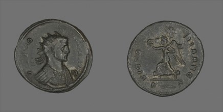 Coin Portraying Emperor Honorius?, 384/423 AD, Roman, Roman Empire, Silver and bronze, Diam. 2.2