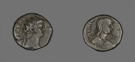Tetradrachm (Coin) Portraying Emperor Nero, AD 54/68, Roman, minted in Alexandria, Roman Empire,