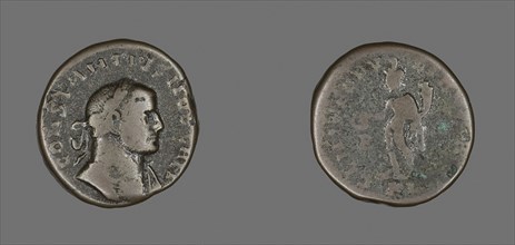 Coin Portraying Emperor Constantius I, AD 293/306, Roman, Roman Empire, Bronze, Diam. 2.7 cm, 8.77
