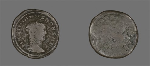 Coin Portraying Emperor Galerius, AD 293, Roman, Roman Empire, Bronze, Diam. 2.9 cm, 7.92 g