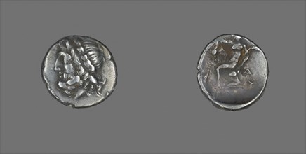 Hemidrachm (Coin) Depicting the God Zeus, late 4th century BC, Greek, minted in Megalopolis,