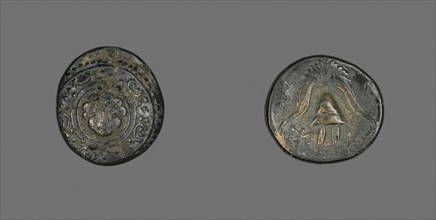 Coin Depicting a Shield, 277/220 BC, Greek, minted in Antigonus, Ancient Greece, Bronze, Diam. 1.7