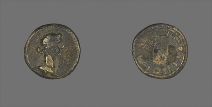 Coin Depicting Bust of Dionysos, mid–1st century BC, Greek, minted in Perinthos, Thrace, Ancient