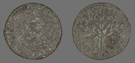 Coin Portraying Emperor Caracalla, AD 198/217, Roman, Rome, Bronze, Diam. 2.6 cm, 7.40 g