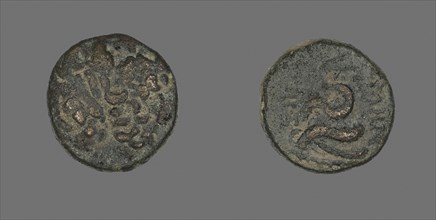 Coin Depicting the God Asklepios (?), probably Late Hellenistic Period, about 200/133 BC, Greek,