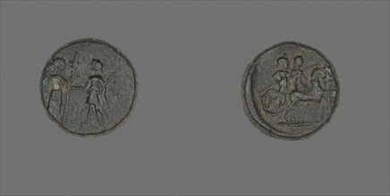 Coin Depicting the Goddess Artemis, after 190 BC, Greek, Ancient Greece, Bronze, Diam. 1.6 cm, 4.01