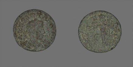 Coin Portraying the Emperor Gallienus, AD 253/268, Roman, Roman Empire, Bronze, Diam. 2.1 cm, 4.13