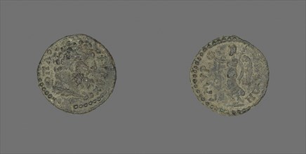 Coin Depicting the Hero Hercules, AD 138/192, Roman, Izmir, Bronze, Diam. 1.6 cm, 3.03 g