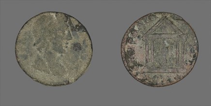 Coin Depicting Senate, 3rd century AD, Roman, Roman Empire, Bronze, Diam. 2.3 cm, 7.39 g