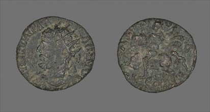 Coin Portraying Emperor Gallienus, AD 253/268, Roman, Roman Empire, Bronze, Diam. 2.4 cm, 7.30 g