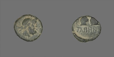 Coin Depicting the God Zeus, about 1st century BC, Greek, Ancient Greece, Bronze, Diam. 1.5 cm, 3