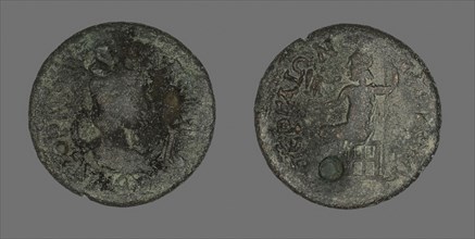 Coin Portraying Empress Cornelia Salonina, AD 254/268, Roman, Rome, Bronze, Diam. 3.2 cm, 14.09 g