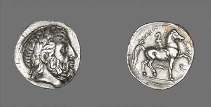Tetradrachm (Coin) Depicting the God Zeus, 359/336 BC, issued by King Philip II of Macedonia,
