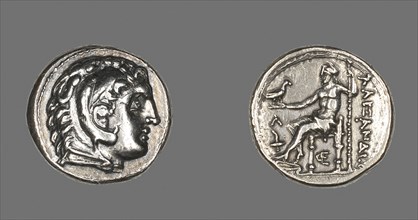 Tertradrachm (Coin) Portraying Alexander the Great as Herakles, 336/323 BC, Greek, minted in