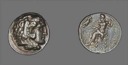 Tetradrachm (Coin) Portraying Alexander the Great, 356/323 BC, Greek, Roman Empire, Silver, Diam. 2