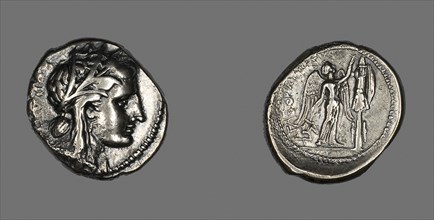 Tetradrachm (Coin) Depicting the Goddess Persephone, 310/305 BC, Greek, Roman Empire, Silver, Diam.