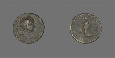 Denarius (Coin) Portraying Emperor Septimius Severus, AD 200, Roman, minted in Rome, Roman Empire,