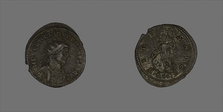 Antoninianus (Coin) Portraying Emperor Diocletian, about AD 285, Roman, minted in Ticinum, Roman