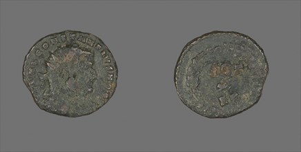 Follis (Coin) Portraying Emperor Constantius I, about AD 303, Roman, minted in Carthage, Roman