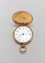 Watch, c. 1860/70, Switzerland, Gold and enamel, Diam. 3.2 cm (1 1/4 in.)