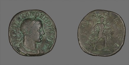 Sestertius (Coin) Portraying Emperor Severus Alexander, AD 231/235, Roman, minted in Rome, Roman