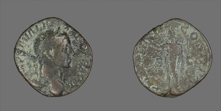 Sestertius (Coin) Portraying Emperor Severus Alexander, AD 230, Roman, minted in Rome, Roman