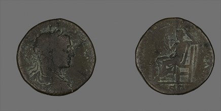 Sestertius (Coin) Portraying Emperor Severus Alexander, AD 223, Roman, minted in Rome, Roman