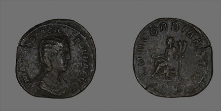 Sestertius (Coin) Portraying Empress Marcia Otacilia Severa, AD 244/249, Roman, Roman Empire,