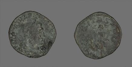 Coin Portraying Philip the Arab, AD 244/249, Roman, Roman Empire, Bronze, Diam. 2.9 cm, 18.40 g