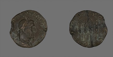 Coin Portraying Philip the Arab, AD 244/249, Roman, Roman Empire, Bronze, Diam. 2.8 cm, 14.81 g